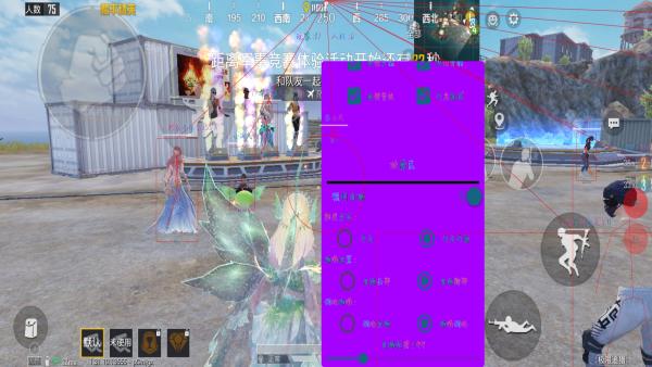 和平精英稳定外挂演示